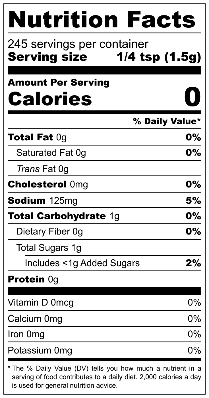 honey-bacon-bbq-rub-z2 HONEYBACONBOTTLE13OZ-NutritionLabel.png